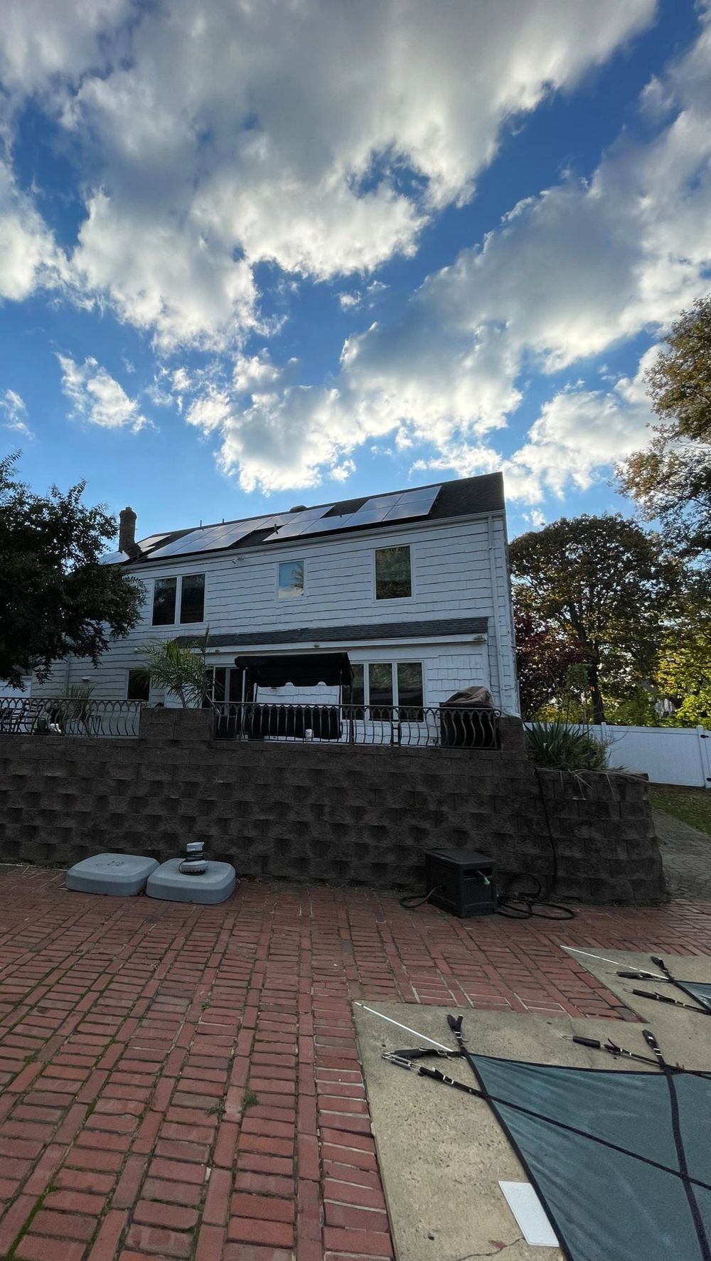 Solar panels on a home in Long Branch, NJ